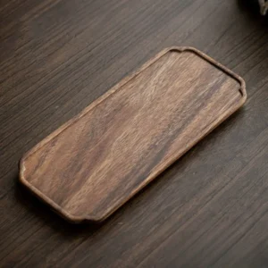 Wooden Tray Home Tea Tray Rectangular Dinner Tray Wooden Snack Fruit Tray Creative Dry Bubble Tray Simple Multi-Function Tray