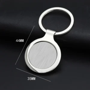 Se7ddb980197342ab9c15007cf5dadeeft.webp 1PC New Metal Keychain Blank Keychain Stainless Steel Keyplate DIY Metal Key Rings Jewelry Accessories