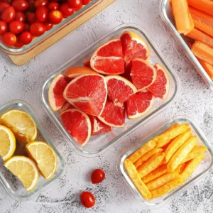 10 Pack Borosilicate Glass Meal Prep Containers with Locking Lids, Airtight Bento Boxes, BPA-Free & Leak Proof, 36oz & 14oz