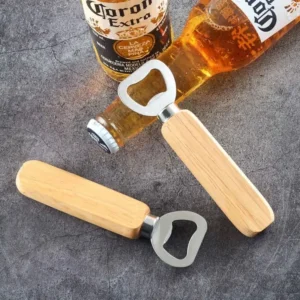 1-30PCS Stainless Steel Wooden Bottle Opener For Home Kitchen Bar Restaurant Party Gift Kitchen Accessories  Gadget
