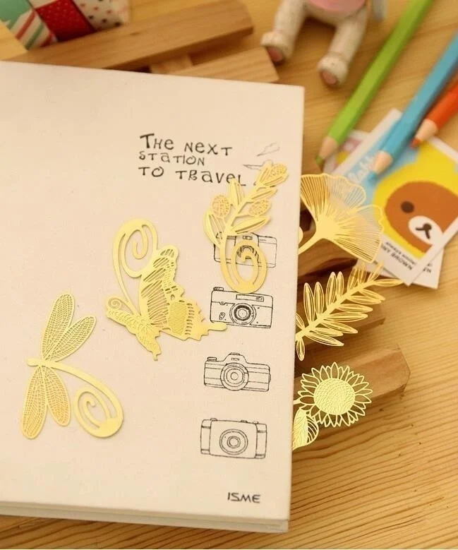 1 Pieces Metal AnimAl Bookmarks Material For Books