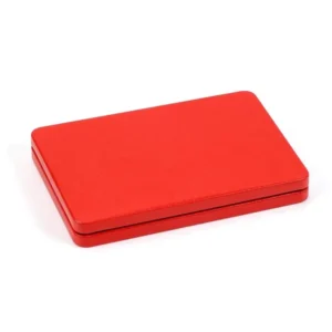 1PC New Metal Rectangular Storage Box Container with Lid Small Tin Boxes Empty Containers Silver Storage Box Case Organizer