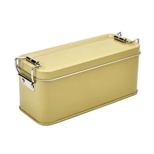 With Lid Tinplate Box Rectangular Shape With Buckle Iron Box Buckle High Quality Storage Iron BoxBuckle Iron Box Gift Packaging